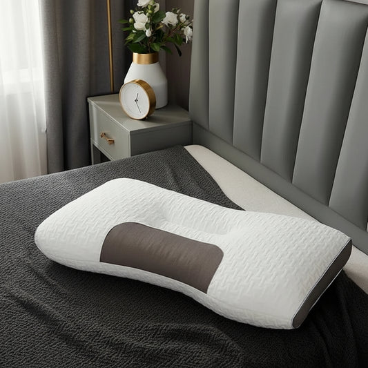 Contour Memory Foam Pillow with Zoned Neck and Head Support
