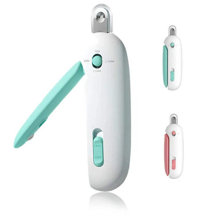 Pet Nail Trimmer with Stainless Steel Blades and Safety Guard