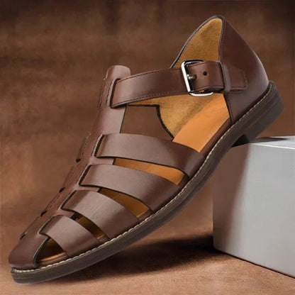 Adjustable Strap Walking Sandals for Men with Cushioned Footbed