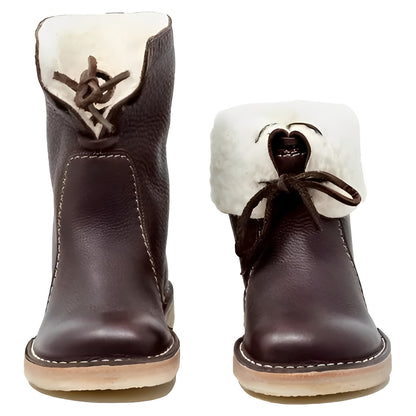 Wool Lined Winter Boots for Cold Weather