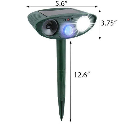 Solar Ultrasonic Pest Deterrent Device with Motion Sensor