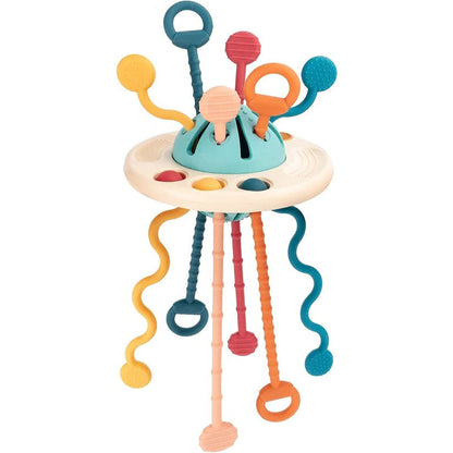 Silicone Pull String Sensory Toy for Babies 6 to 18 Months