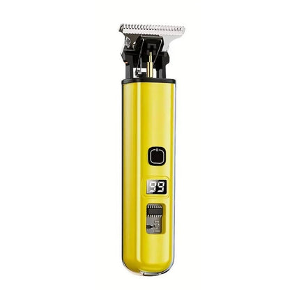 Rechargeable Hair Clippers with LED Battery Display and 4 Guide Combs