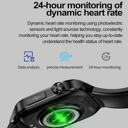 Smart Wellness Watch for Seniors with Activity and Daily Wellness Tracking
