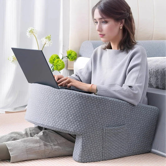 Adjustable Bed Reading Pillow with Back and Arm Support
