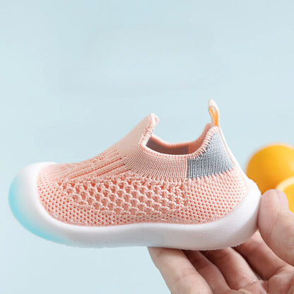 Grip Socks for Kids with Rubberized Sole and Breathable Fabric
