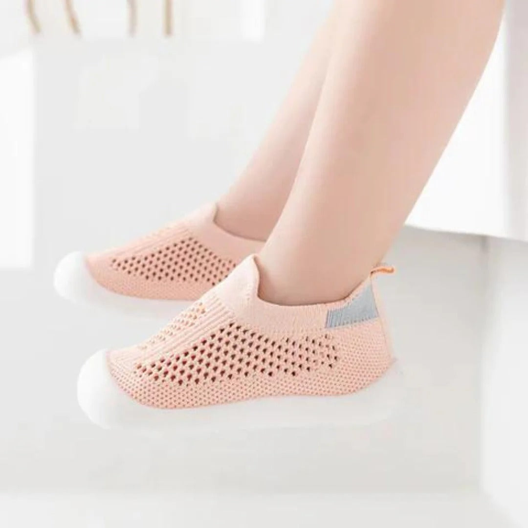 Grip Socks for Kids with Rubberized Sole and Breathable Fabric