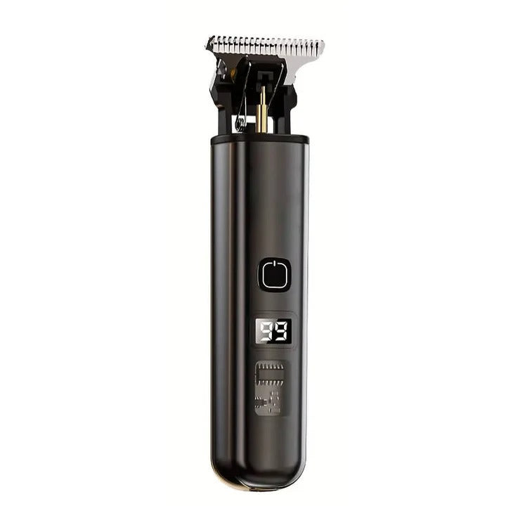 Rechargeable Hair Clippers with LED Battery Display and 4 Guide Combs