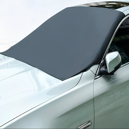 Magnetic Car Windshield Cover with Sun Protection Support