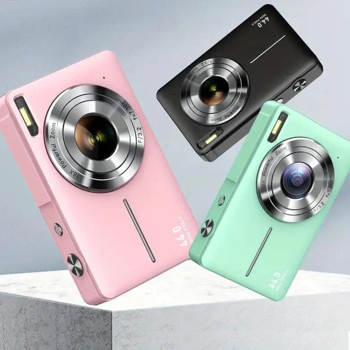 Vintage Style Compact Digital Camera with LCD Screen