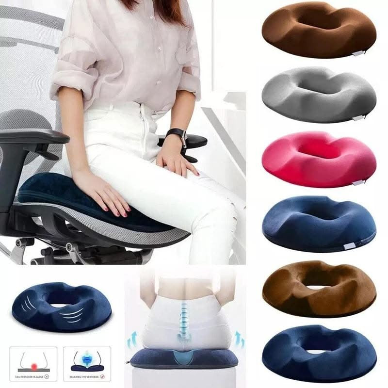 Orthopedic Donut Seat Cushion for Tailbone and Pressure Point Relief