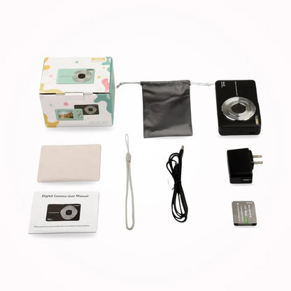 Vintage Style Compact Digital Camera with LCD Screen