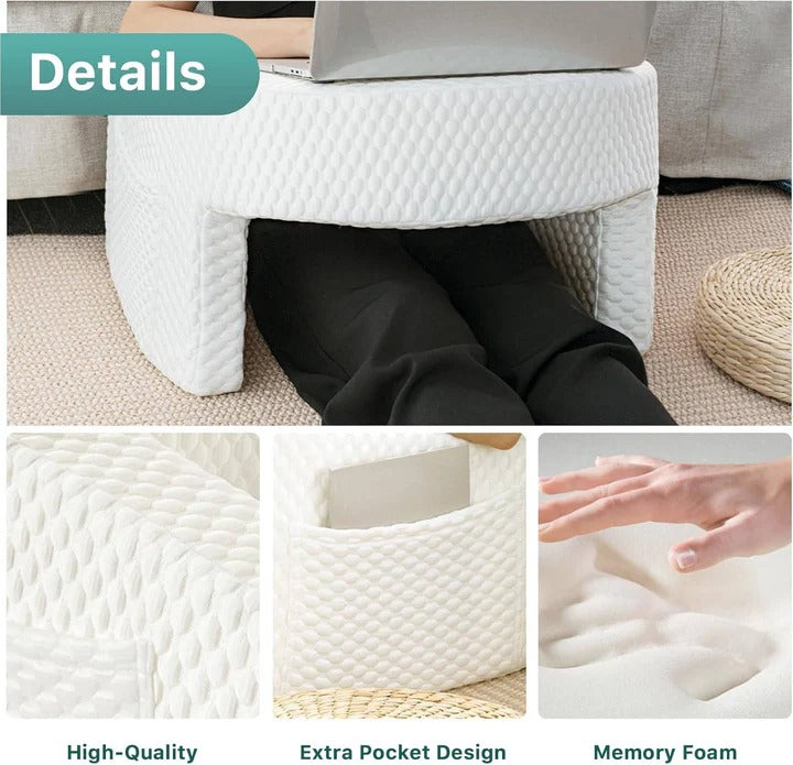 Adjustable Bed Reading Pillow with Back and Arm Support