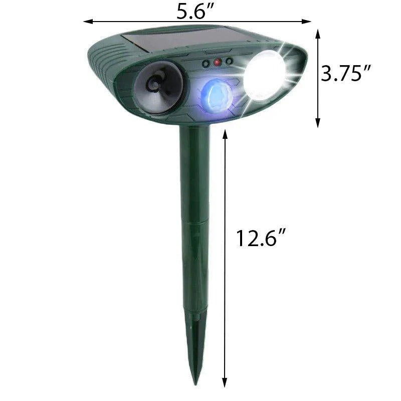 Solar Rabbit Deterrent and Flash Light Repeller