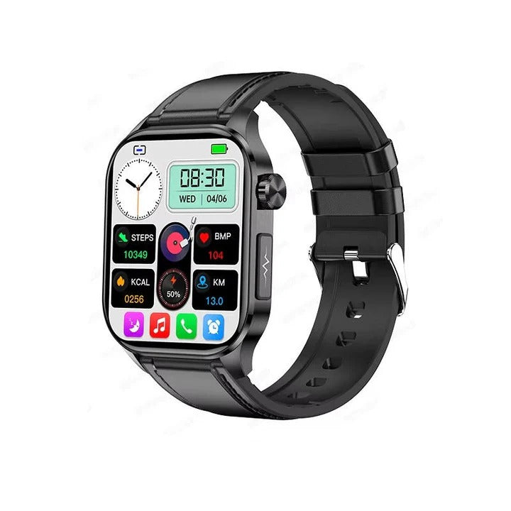 Smart Wellness Watch for Seniors with Activity and Daily Wellness Tracking