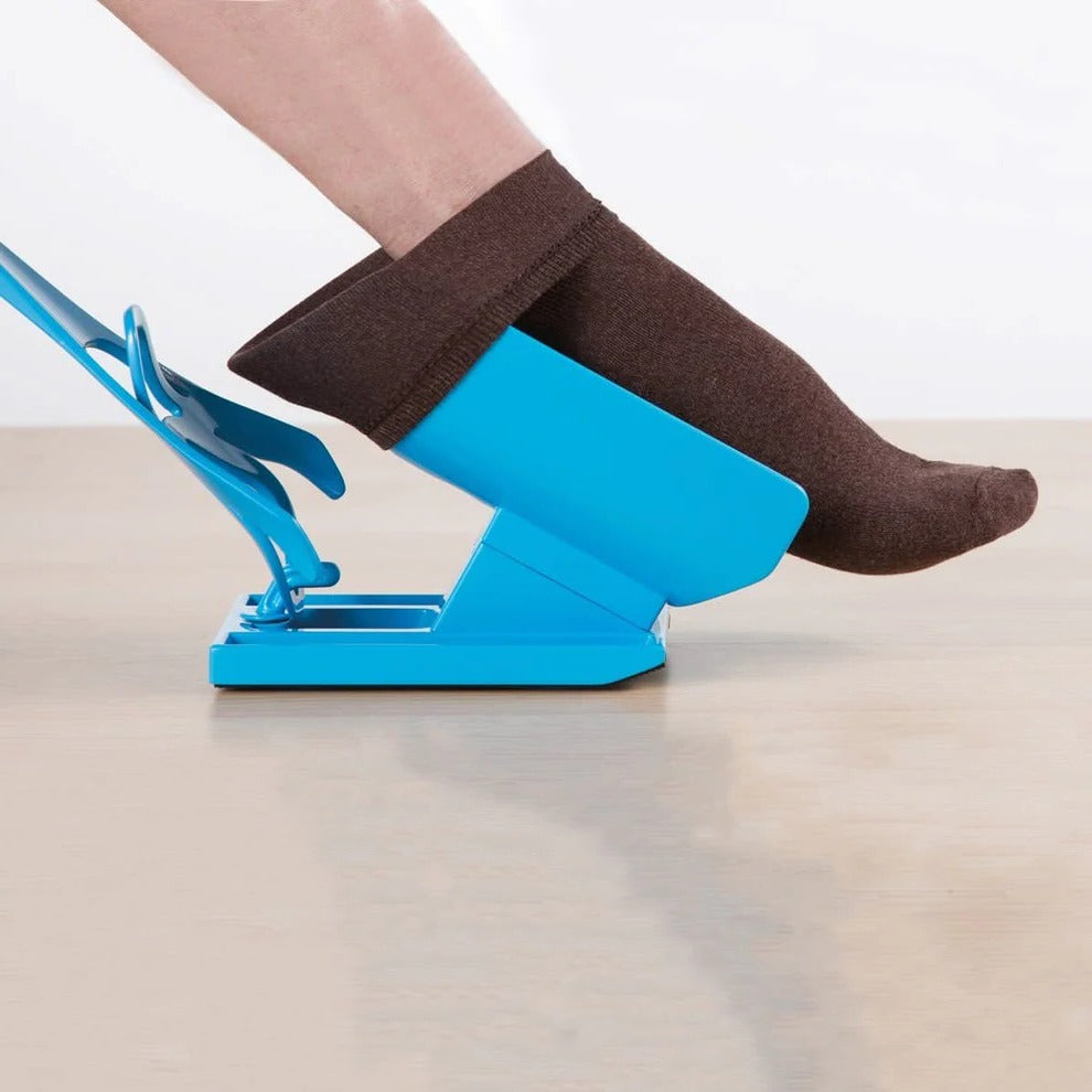 Hands-Free Sock Sliding Aid with Long Handle for Effortless Dressing