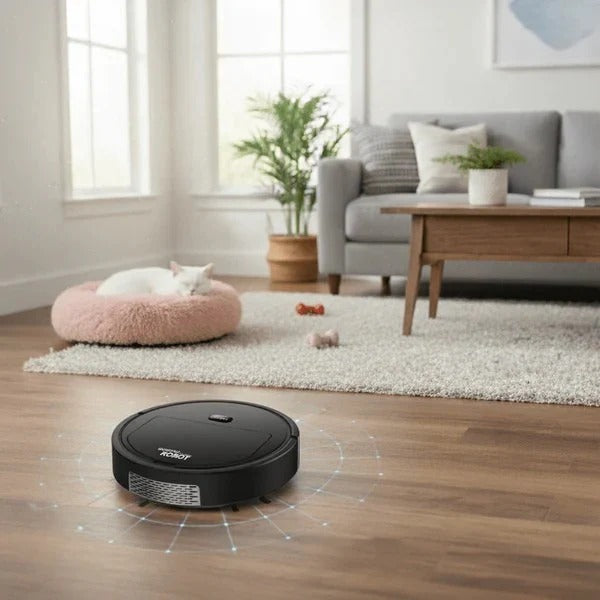 Robot Vacuum Cleaner with Filtration System