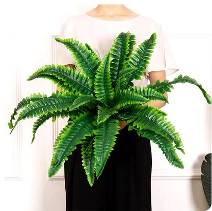 Artificial Boston Fern for Outdoor Display