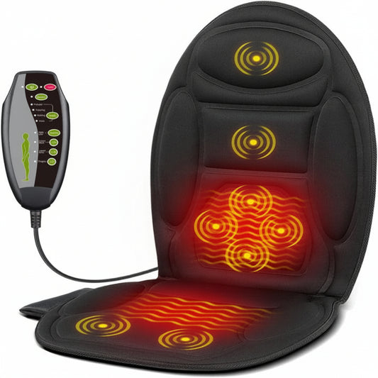 Massage Seat Cushion with Heat and Vibration for Chair and Car Seat