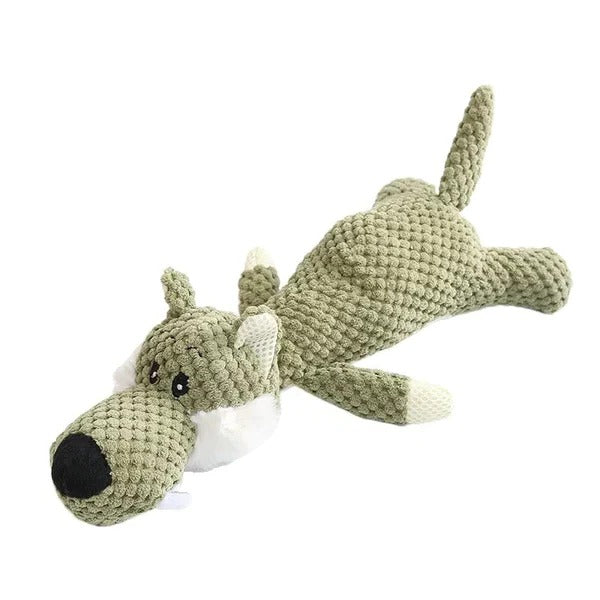 Rugged Plush Toy and Sturdy Fabric Plaything for Pets