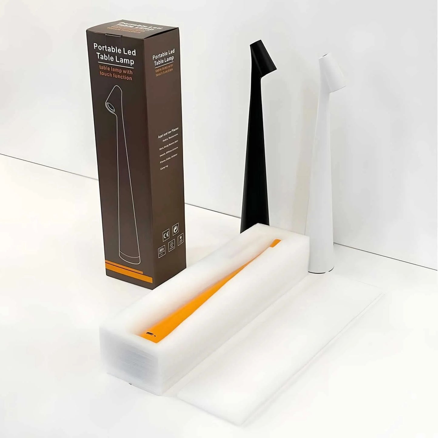 Cordless Aluminum Desk Lamp with 3-Level Dimming and USB Charging