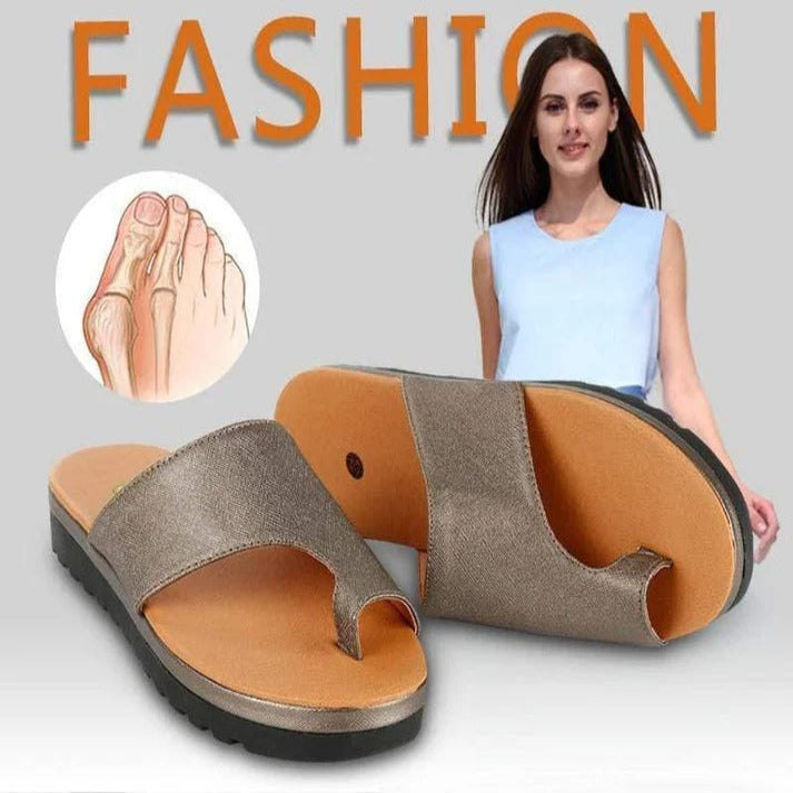 Orthopedic Platform Sandals with Spacious Toe Design