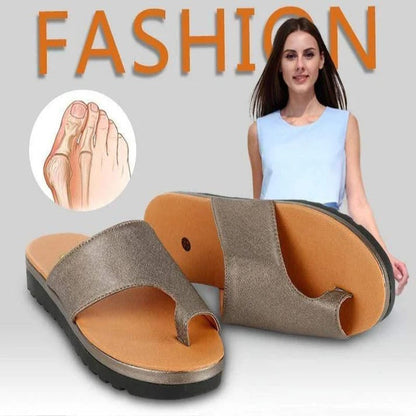 Orthopedic Platform Sandals with Spacious Toe Design