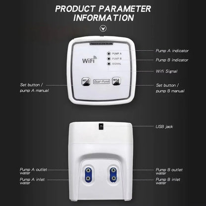 WiFi Smart Plant Watering System with 20 Drip Ports