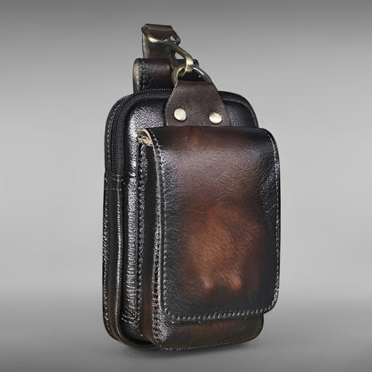 Adjustable Belt Bag with Multiple Compartments