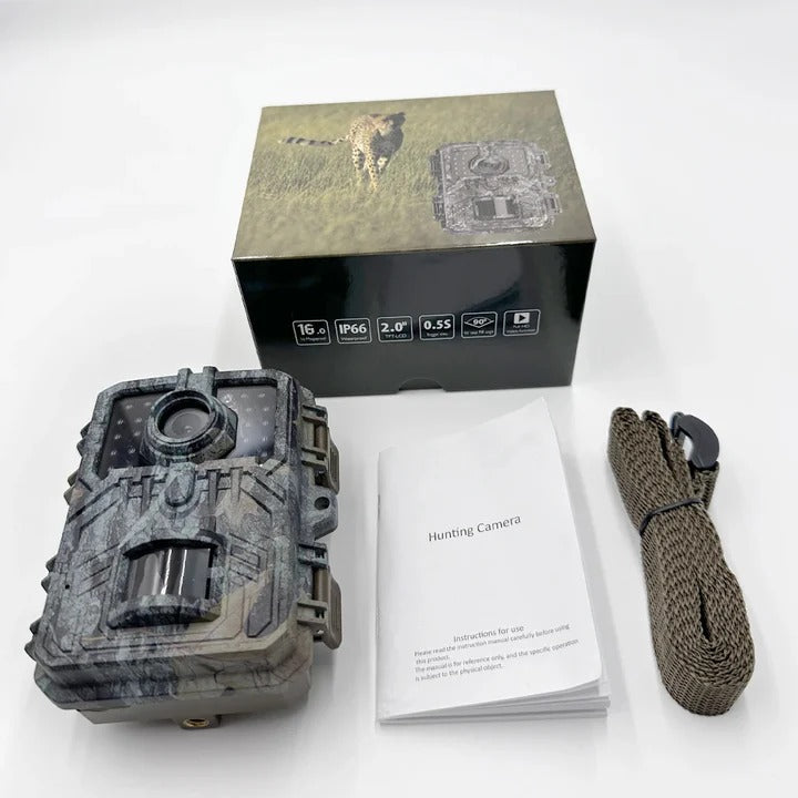 Outdoor Trail Camera with Night Vision Motion Detection and 1080P Video