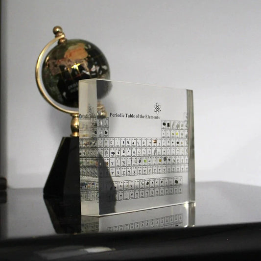 Periodic Table Glass Wall Art for Chemistry Decor and Education
