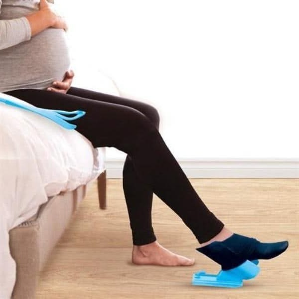 Hands-Free Sock Sliding Aid with Long Handle for Effortless Dressing