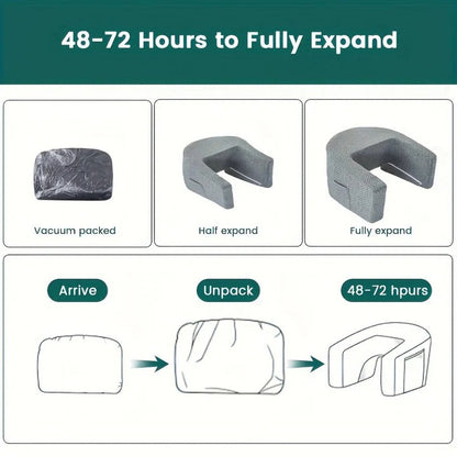 Adjustable Bed Reading Pillow with Back and Arm Support