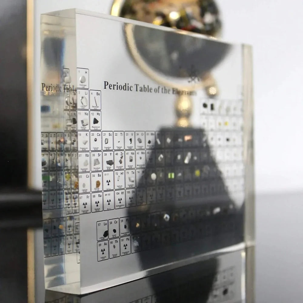 Periodic Table Glass Wall Art for Chemistry Decor and Education