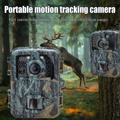 Outdoor Trail Camera with Night Vision Motion Detection and 1080P Video