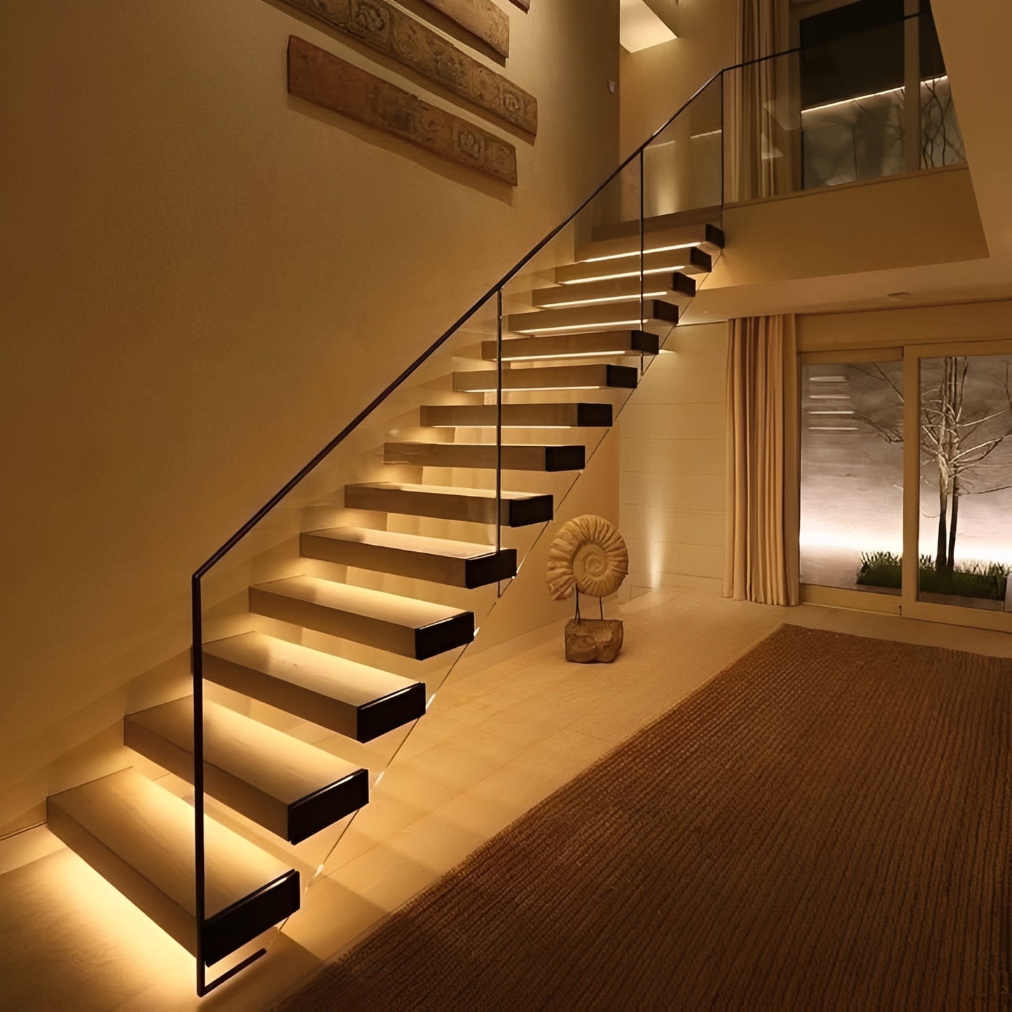 Motion Sensing LED Light Strip with Soft Warm Glow Effect