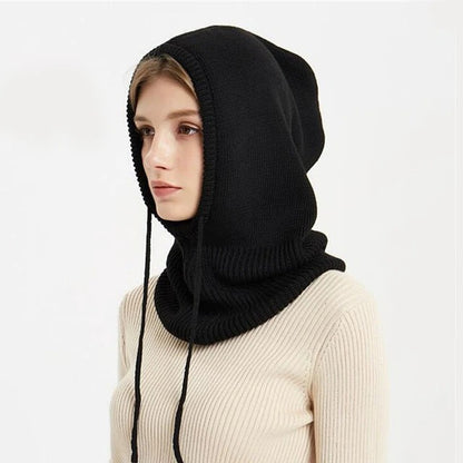 Cashmere Knitted Winter Hat with Soft Ribbed Design