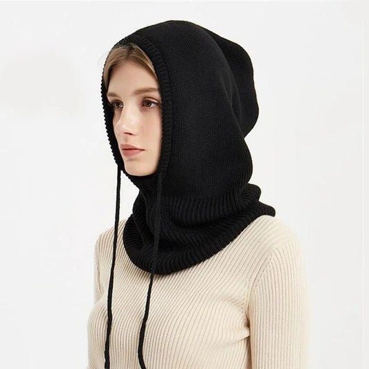 Cashmere Knitted Winter Hat with Soft Ribbed Design