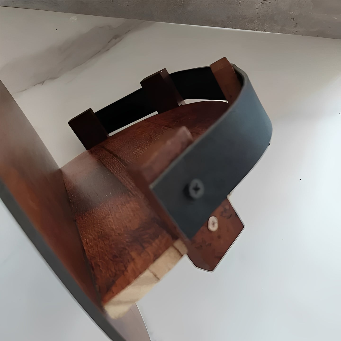 Bourbon Barrel Wall Shelf, Rustic Bar Decor Accessory