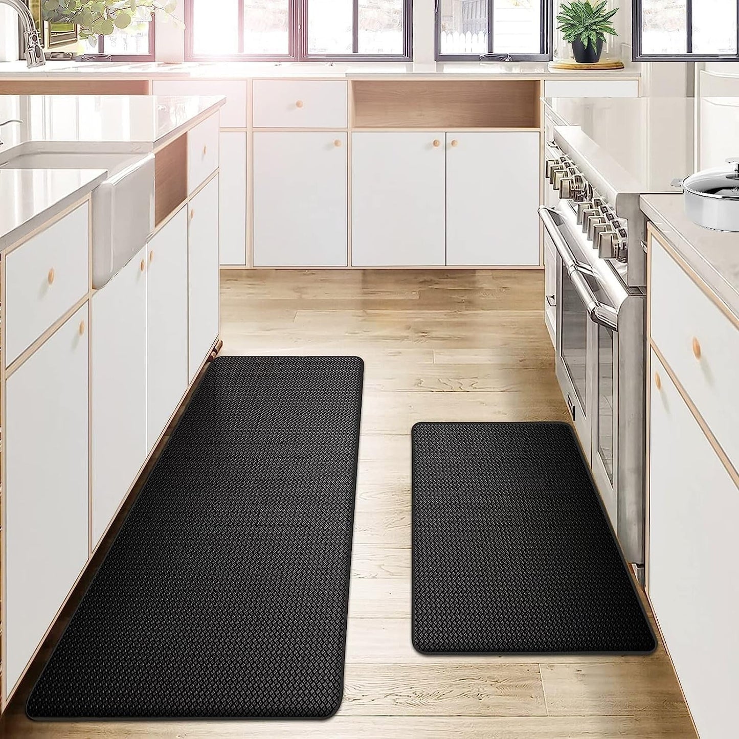 Cushioned Kitchen Mat with Anti Slip Backing