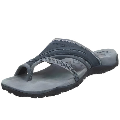 Womens Cross Strap Sandals with Synthetic Upper and Rubber Outsole