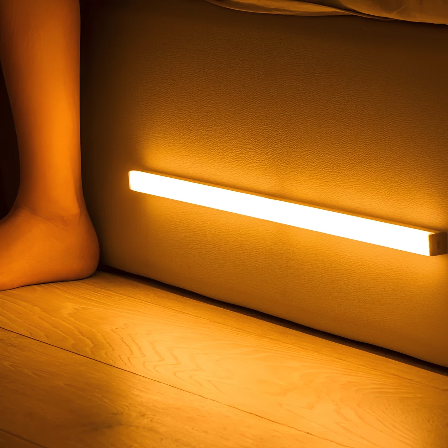 Motion Sensing LED Light Strip with Soft Warm Glow Effect