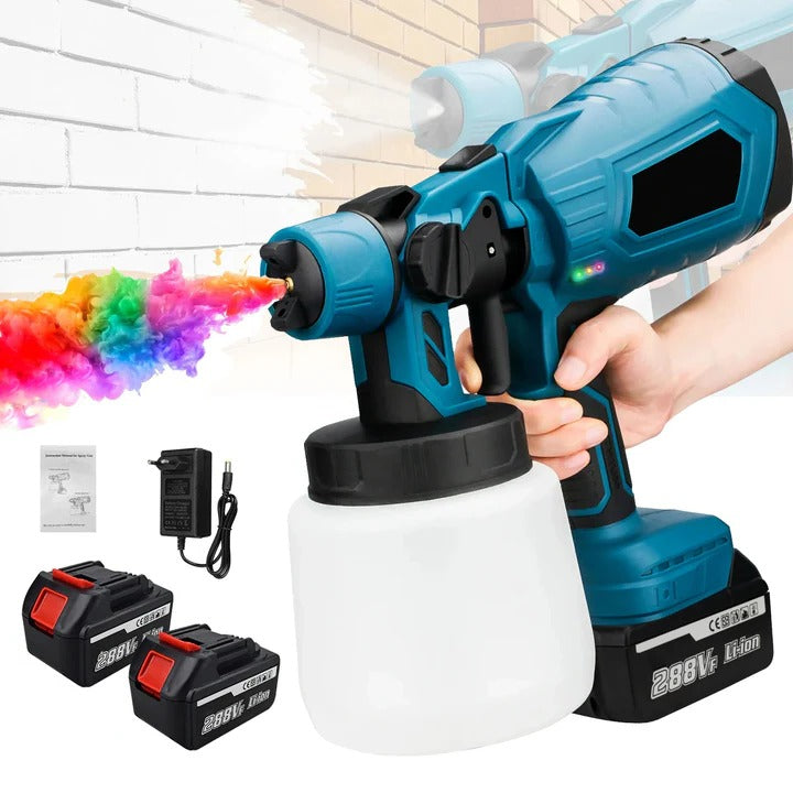 Cordless Electric Paint Sprayer with Adjustable Spray Pattern