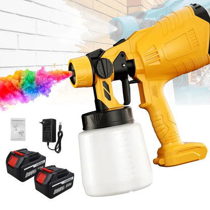 Cordless Electric Paint Sprayer with Adjustable Spray Pattern