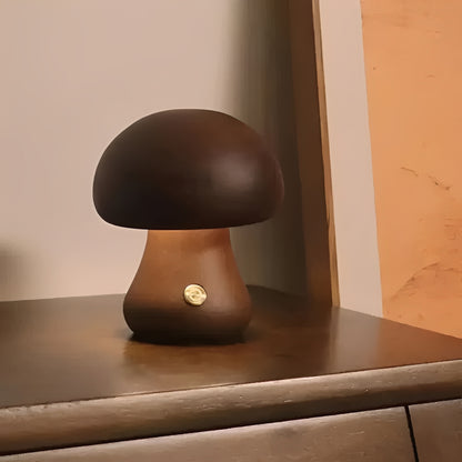 Decorative Mushroom Table Lamp with Dimmable LED Night Light