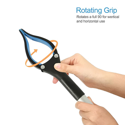 Grabber Tool with Rotating Head for Hard to Reach Areas