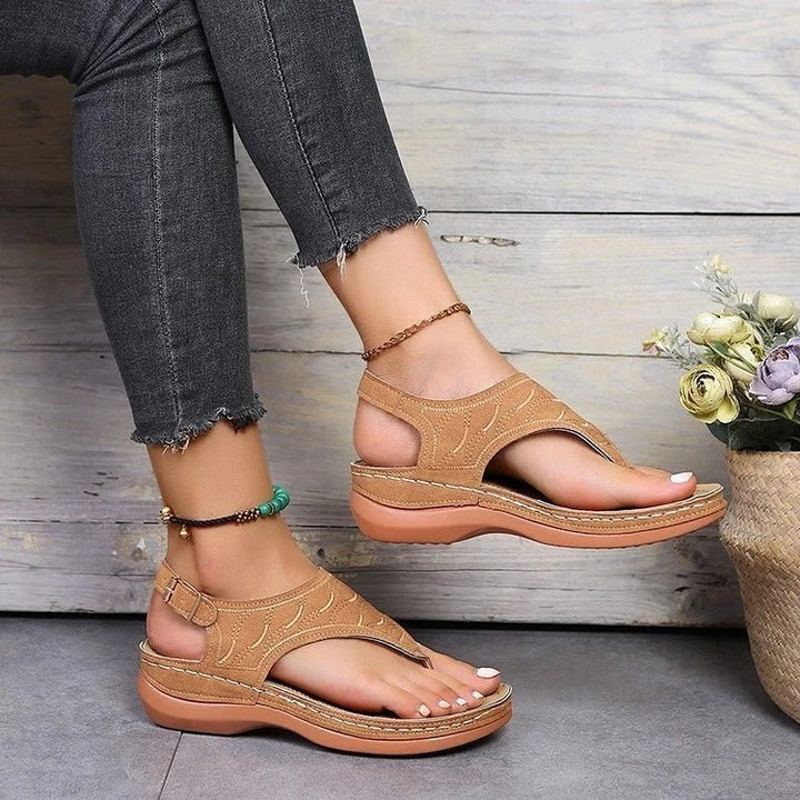Arch Support Comfort Sandals with Cushioned Footbed for Women