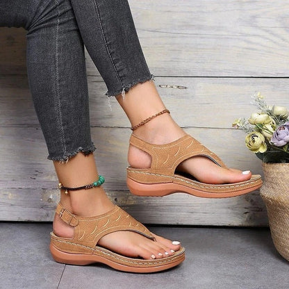 Arch Support Comfort Sandals with Cushioned Footbed for Women