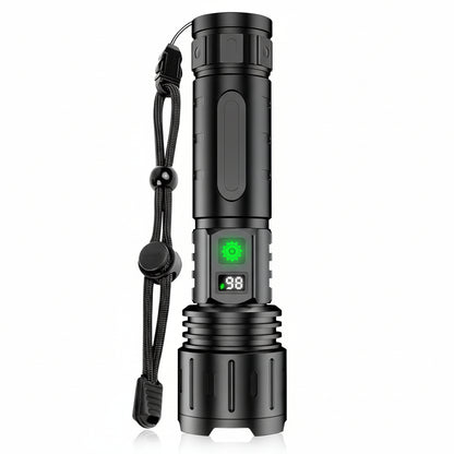 Rechargeable Zoom LED Flashlight with Multiple Light Modes