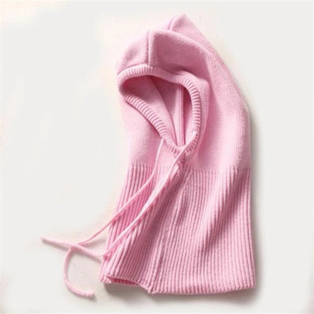 Cashmere Knitted Winter Hat with Soft Ribbed Design